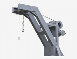 Platform Davit For 4.5M Outboard and Inbuilt Engine FRP Rescue Boat