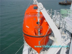 5.7m good price with High Quality SOLAS standard F.R.P Totally Enclosed Lifeboat